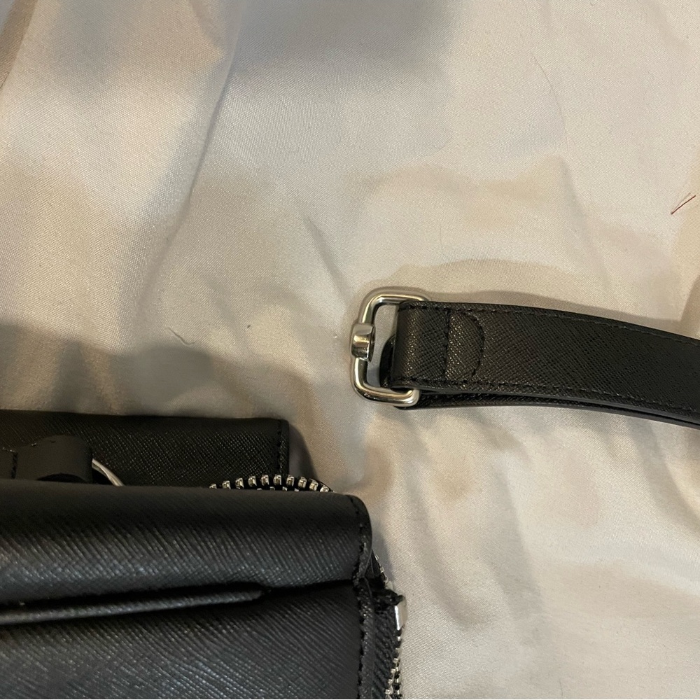 Rudsak Black Leather Satchel Purse With Handles and Shoulder Strap *read - Picture 8 of 11